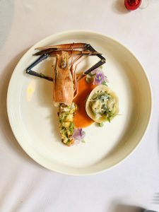 Grilled lobster